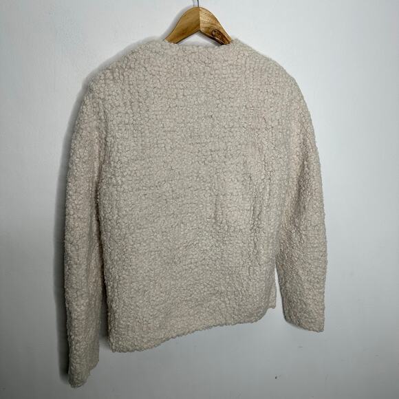 BAREFOOT DREAMS Boucle Cardi in Almond BDWNV1105 cozy open front women's XS - Picture 6 of 6